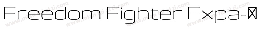 Freedom Fighter Expa字体转换
